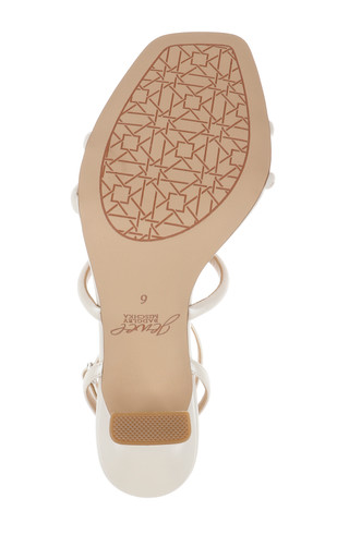 Kiyomi II Metallic Delicate Sandal with Bow Straps by