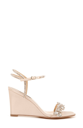 Jenna Crystal Embellished Wedge by Badgley Mischka