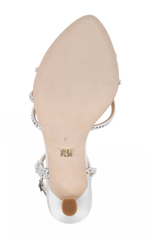 スティナ type J juliet / Hanahana gray Jr.M Julietta Satin Stiletto Sandals by Badgley Mishcka