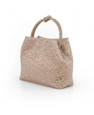 Champagne | Joy Mini Bucket Handbag Side