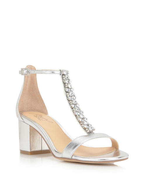 Silver | Lindsey Embellished Evening Shoe