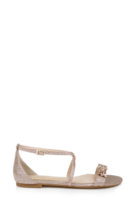 Tessy Satin Evening Sandal from Jewel by Badgley Mischka