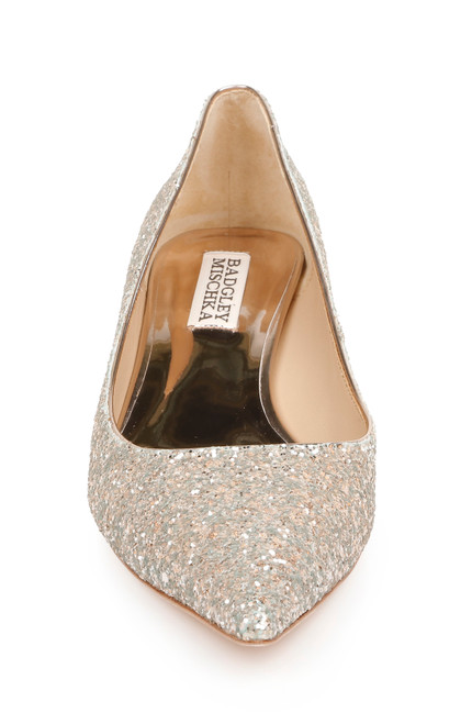 Madison II Glitter Kitten Heel by Badgley Mishcka