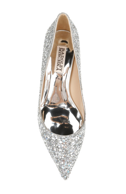 Madison II Glitter Kitten Heel by Badgley Mishcka