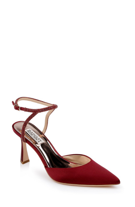 Autumn Ankle Strap Kitten Heel Pumps by Badgley Mishcka 