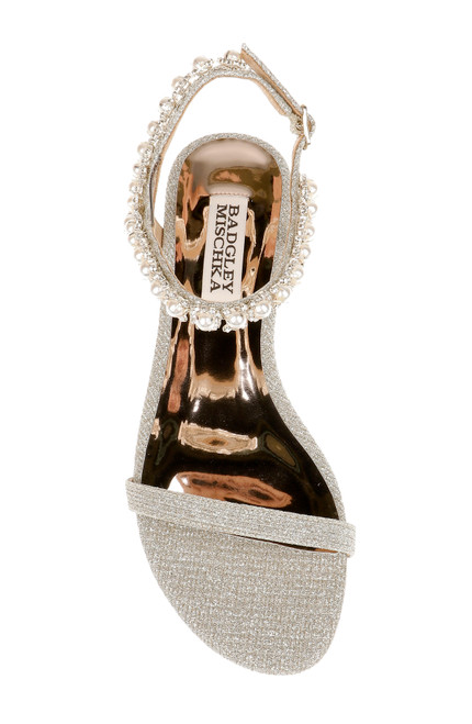Klare Pearl-Detail Sandal by Badgley Mishcka