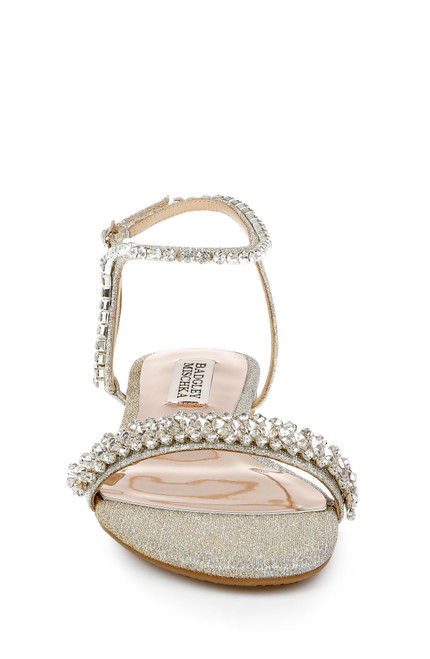 Thora Jeweled Flat Sandal by Badgley Mishcka