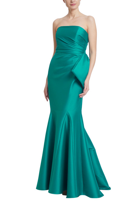 Feather Fan Mermaid Gown by Badgley Mischka