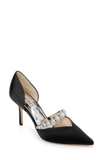 Black Nathalie D’orsey Heel Front Side