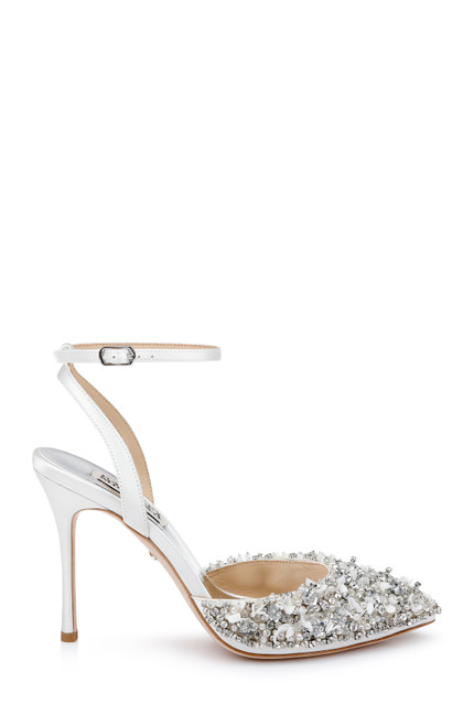 Nicolitie Crystal & Pearl Covered Stiletto by Badgley Mishcka