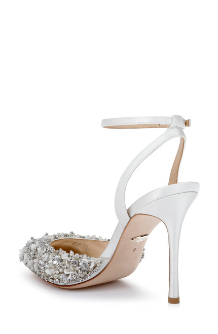 Nicolitie Crystal & Pearl Covered Stiletto by Badgley Mishcka