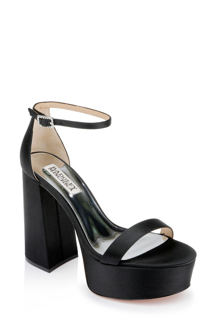 Buy BEST FOOT FORWARD BLACK HEELED SANDALS for Women Online in India