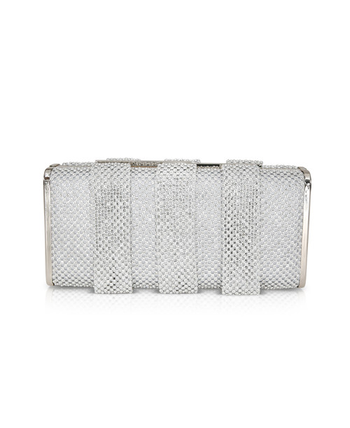 Jewel by Badgley Mischka Katie Crystal Mini Box Clutch Bag with