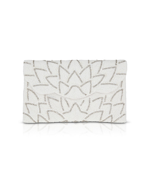 Mia Intricate Beaded Envelope Clutch by Badgley Mishcka