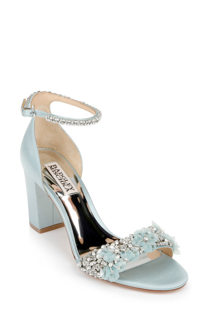badgley mischka finesse ankle strap evening shoe