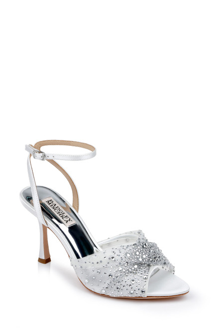 Carmine Leather Knot-Detail Slingback Sandal by Badgley Mishcka
