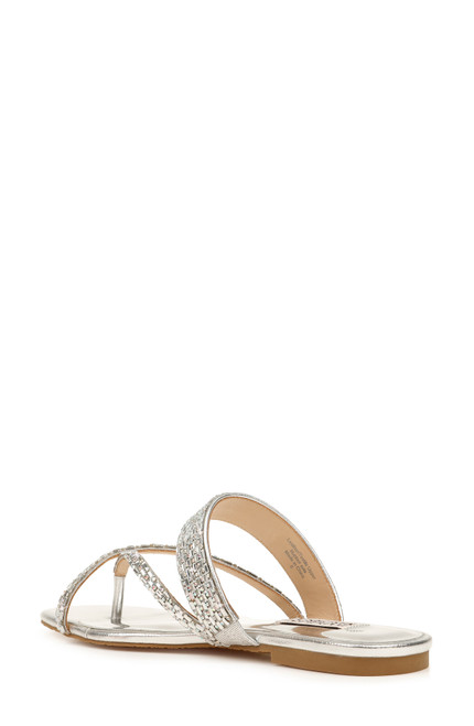 Zelah Beaded Strappy Sandal by Badgley Mischka