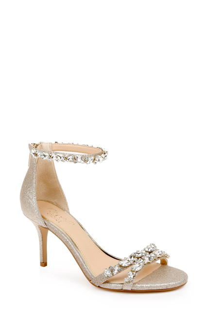 Caroline Embellished Strap Evening Shoe from Jewel by Badgley Mischka