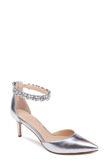 Raleigh Pointed Toe Kitten D'Orsay from Jewel by Badgley Mischka