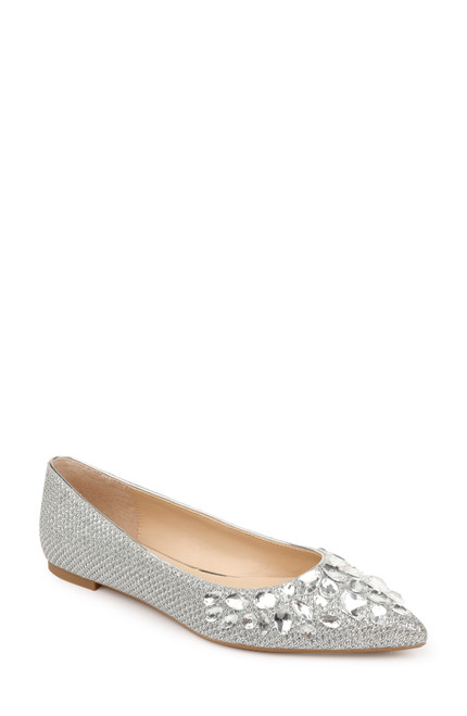 Ulanni Diamond Glitter Flat by Badgley Mischka