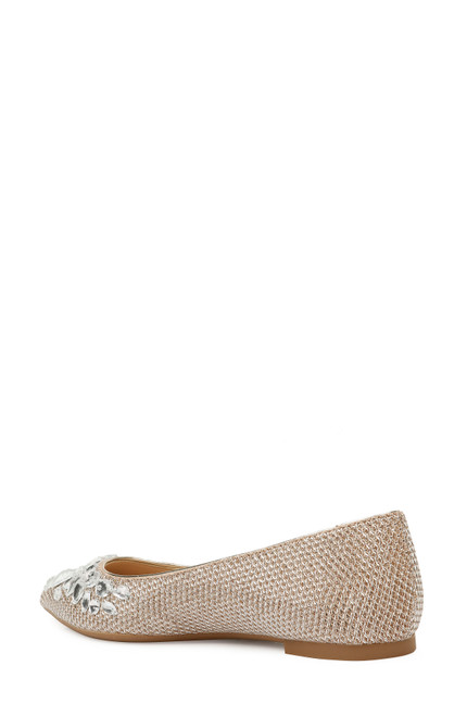 Ulanni Diamond Glitter Flat by Badgley Mischka