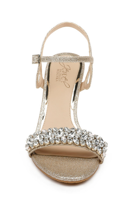 Noralie Crystal Embellished Wedge by Badgley Mischka