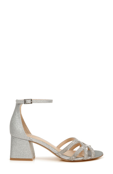 Fidelia Strappy Peep Toe Block Heel by Badgley Mischka