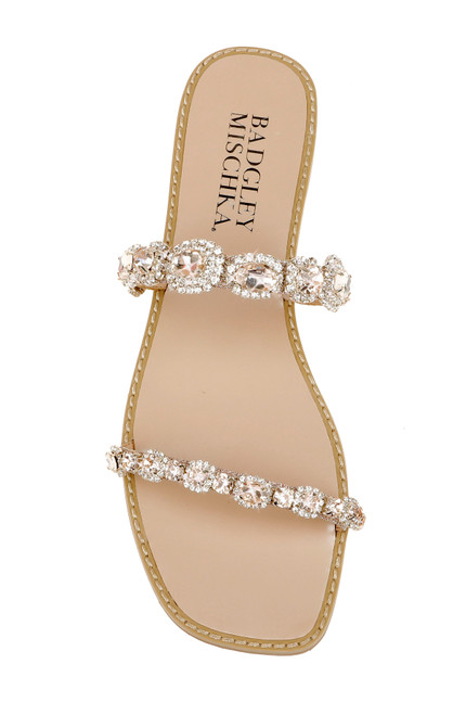 Reed Embellished Flat Sandal By Badgley Mischka