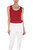 Bright Siam Georgette Tank Top Front