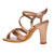 Rose Gold Strappy Open Toe Metallic Girls Shoe Back