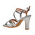 Silver Strappy Open Toe Metallic Girls Shoe Back