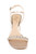 Champagne Charlee Block Heel Front