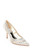 White Bailey Bejeweled Mesh Stiletto Front Side