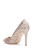 Nude Bethany Bejeweled Pump  Back Side