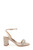 Nude Clara Embellished Strap Evening Shoe