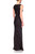 Black Multi Shimmering Stripe Sequin GownRight