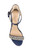 Navy Jameson Open Toe Block Heel Top