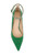 Green Jamila Ankle Strap Kitten Heel Top