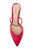 Bright Pink Jan Strappy Pointed Toe Stiletto Top