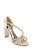 Ivory Omega Embellished Block Heel Front