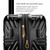 Black Contour Expandable Spinner Luggage Set Puller