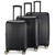 Black Diamond Hard Expandable Spinner Luggage Set