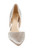 Champagne Justise Satin Stiletto Front