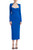 Saphire Sapphire Blue Structured DressAlt Front