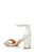 Ivory Kameryn Open-Toe Block Heel   Back Side