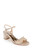 Pearl Nude Karissa Block Heel  Front Side