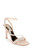 Soft Nude Kerry Navette Crystal Strappy Stiletto Front Side