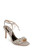 Pale Gold Kaycee Crystal Adorned Stiletto Heel Front Side