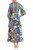 Blue Multi Tiered Shirt Dress with Front Tie   Back