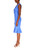 Cornflower Blue Knee-Length Mermaid Cocktail Dress Side